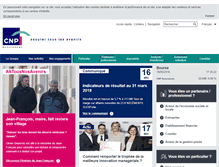 Tablet Screenshot of cnp.fr